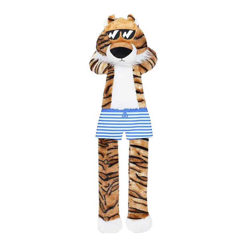 FOFOS Tiger Jumbo Skinnez Dog Toy