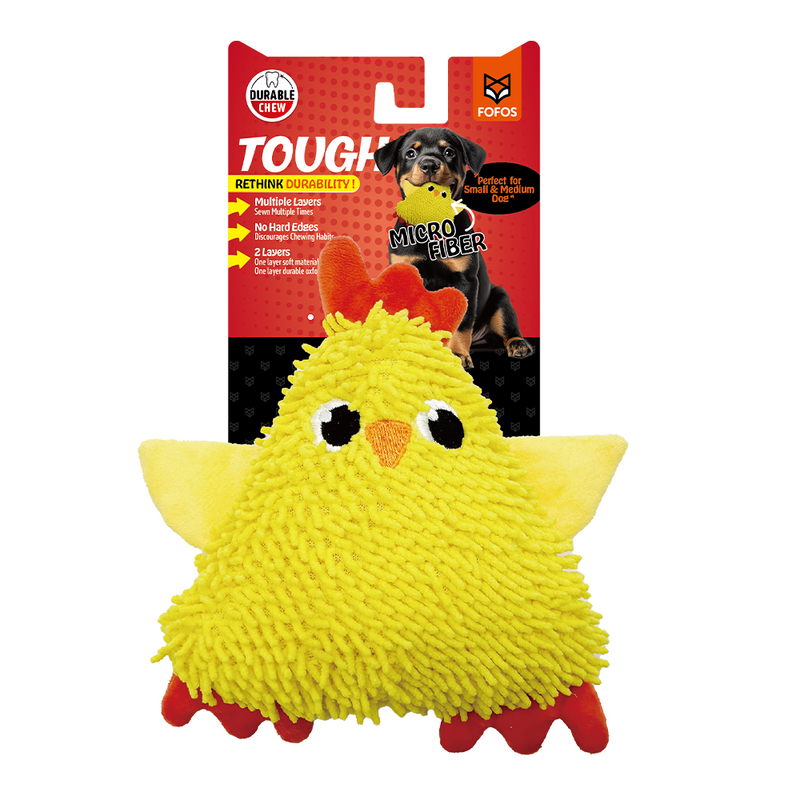 FOFOS Tough Chick Dog Toy