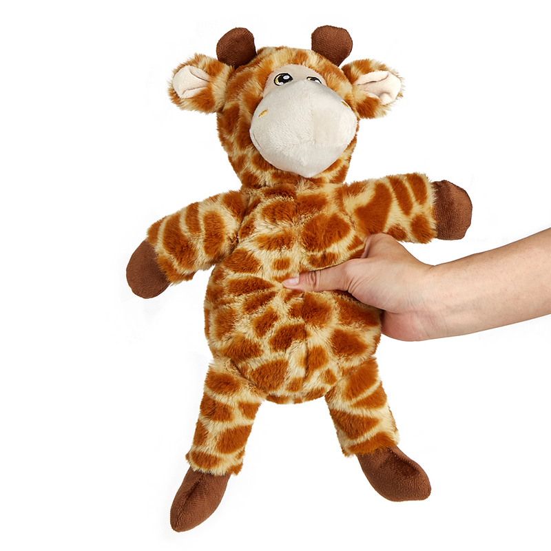 FOFOS Wildlife Plush Giraffe Dog Toy