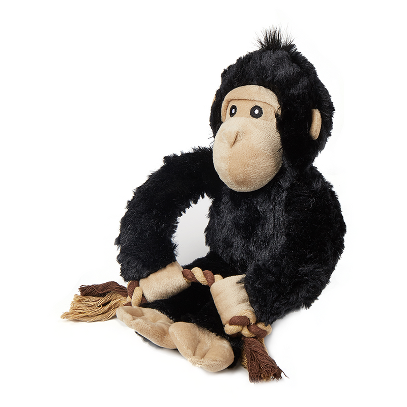 FOFOS Wildlife Plush Gorilla Dog Toy