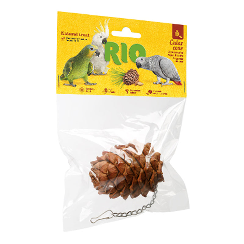 RIO Cedar cone treat-toy for birds