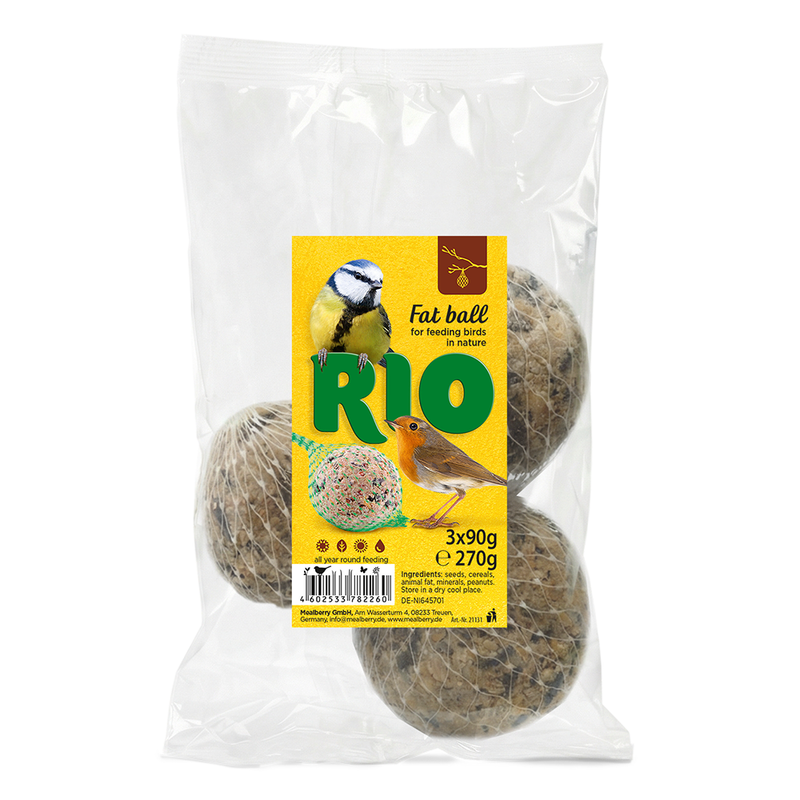 RIO Fat Balls for feeding birds in nature 3x90g