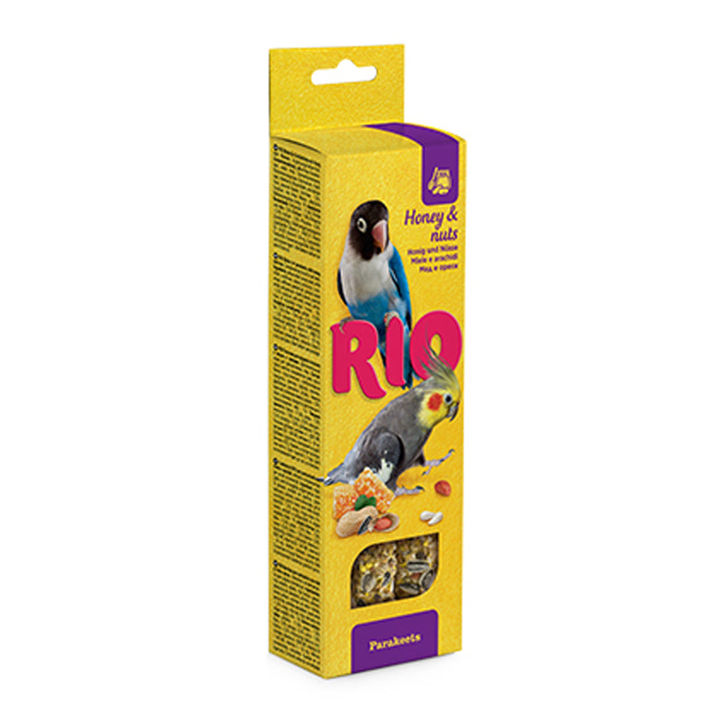 RIO Sticks for Parakeets with honey and nuts 2x75g