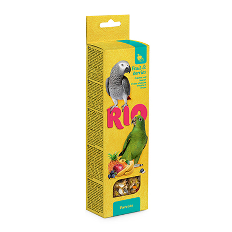 RIO Sticks for Parrots with fruit and berries 2x90g