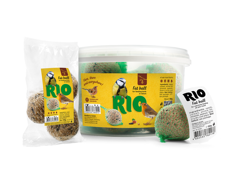 RIO Fat Balls for feeding birds in nature 3x90g