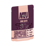 AATU Salmon Chicken & Prawn Wet Cat Food 85g