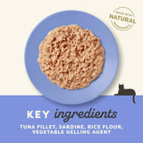Applaws Tuna Fillet with Sardine Senior Wet Cat Food 70g Tin