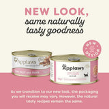 Applaws Tuna Fillet with Prawn in Broth Wet Cat Food 156g Tin