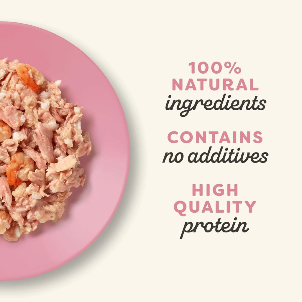 Applaws Tuna Fillet with Prawn in Broth Wet Cat Food 156g Tin
