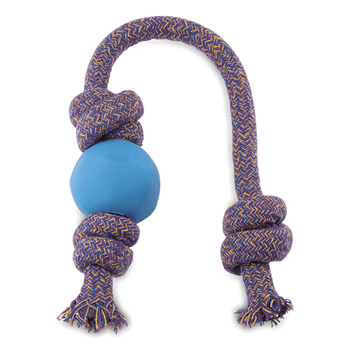 Beco Pets Eco-Friendly Ball on a Rope Dog Toy