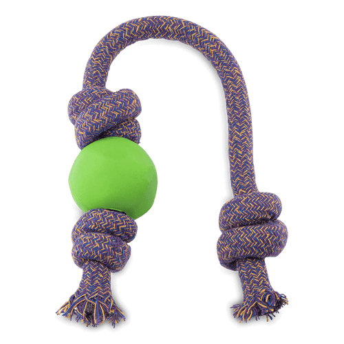 Beco Pets Eco-Friendly Ball on a Rope Dog Toy