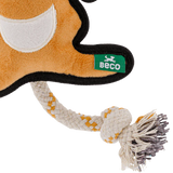 Beco Dual Material Kangaroo Soft Dog Toy