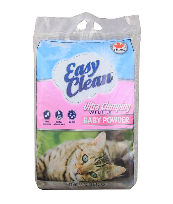 Easy Clean Baby Powder Ultra Clumping Cat Litter 15kg