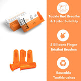 DogsLife Silicone Finger Dental Brushes Dog 5pcs