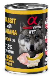 Canned Dog Food RABBIT with Banana 400g