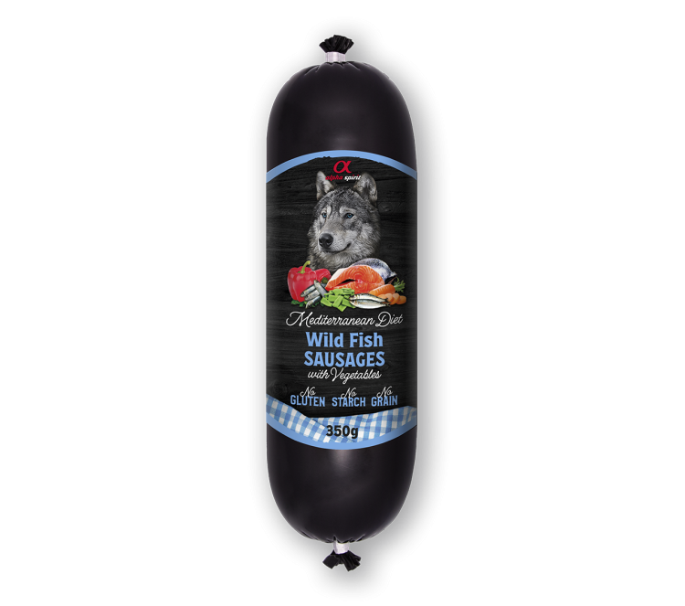 Mediterranean Sausage WILD FISH with Vegetables 350g