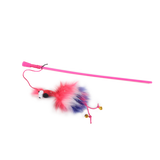 Furry Ball - Fluffy Bird Wand - Red