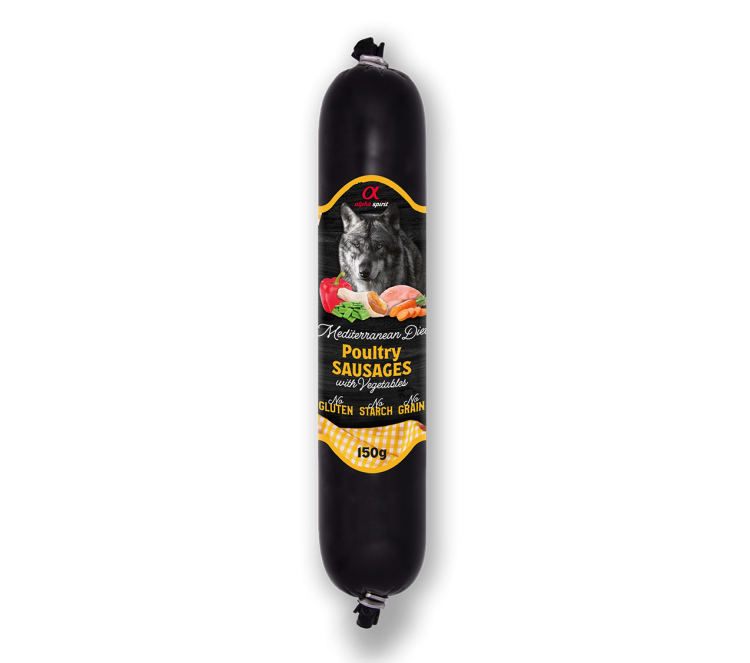 Mediterranean Sausage POULTRY with Vegetables 150g
