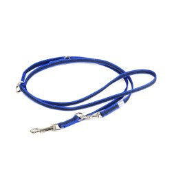 Color & Gray Adjustable Leash - Blue-Gray Width 1.4 cm