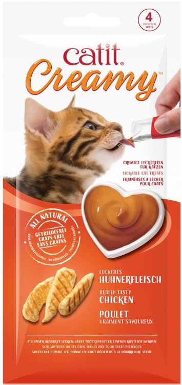 Catit Creamy Lickable Treats - Chicken