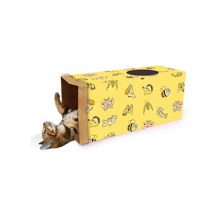 Catoon - Kraft Paper Tunnel - Yellow