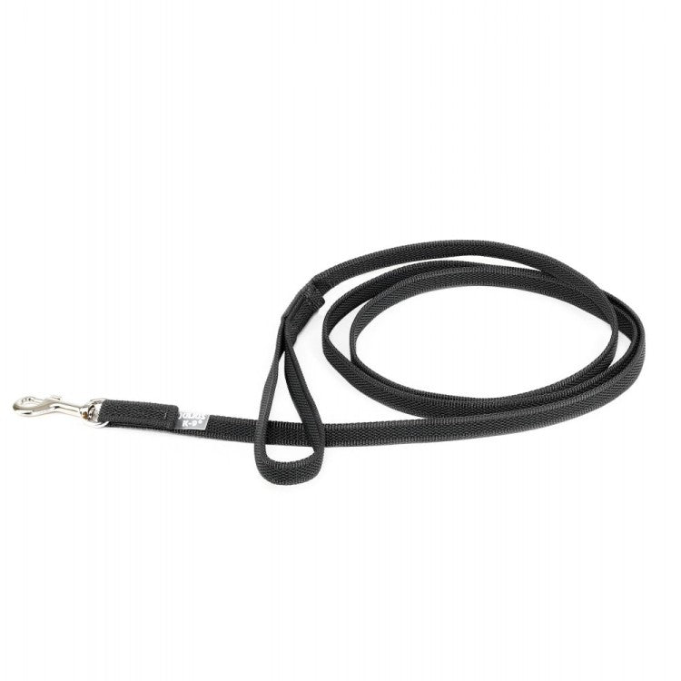 Color & Gray with handle leash - Black-Gray  Width 1.4 cm & Length 2 meter