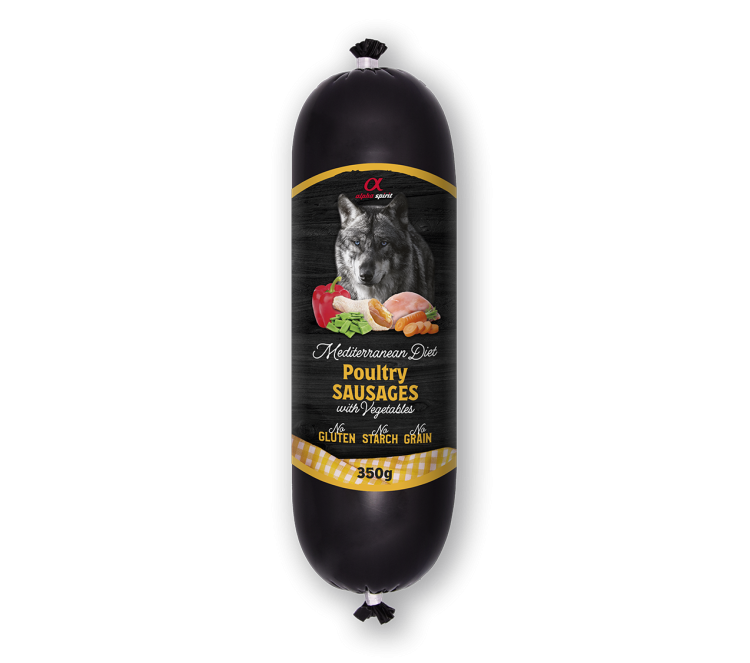 Mediterranean Sausage POULTRY with Vegetables 350g