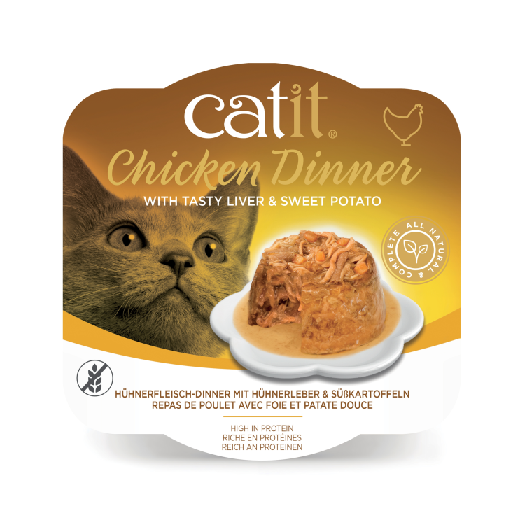 Catit Chicken Dinner, Liver & Sweet Potato 80g - 6pcs