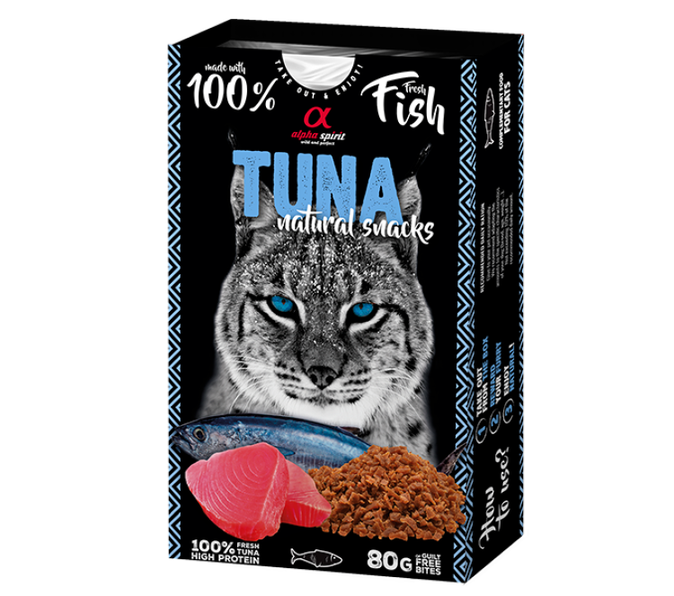 Natural Snacks for Cats - Tuna 80g