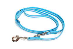 IDC Lumino Adjustable Leash - Aquamarine  Width 1.9 cm & Length 2.2 Meter