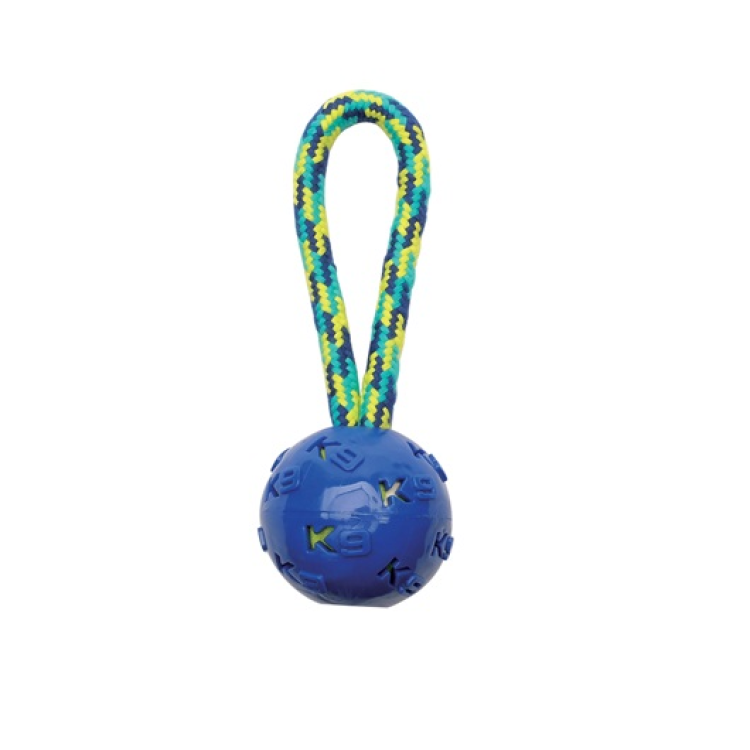 K9 Fitness by Zeus TPR and Rope Ball Tug