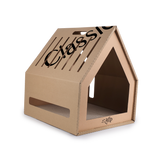 Classic Comfort - Home Sweet Home Cardboard Hideaway Scratcher