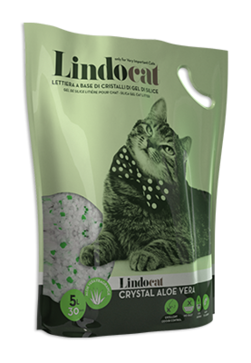 LindoCat Crystal Aloe Vera Scent (Silicagel) - 5 L