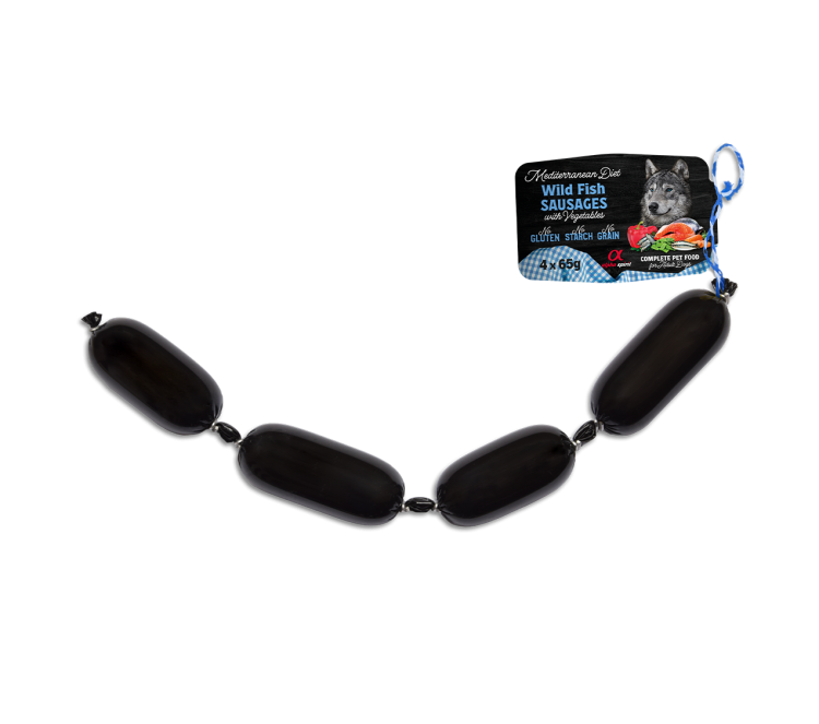 Mediterranean Sausages WILD FISH with Vegetables 4 x 65g