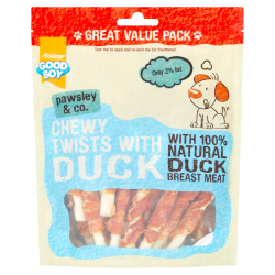 Goodboy Chewy Twists with Duck 320g Value Pack