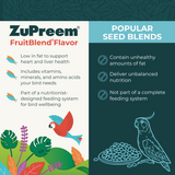 Zupreem FruitBlend Flavor Medium & Large Parrot Food