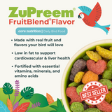 Zupreem FruitBlend Flavor Medium & Large Parrot Food