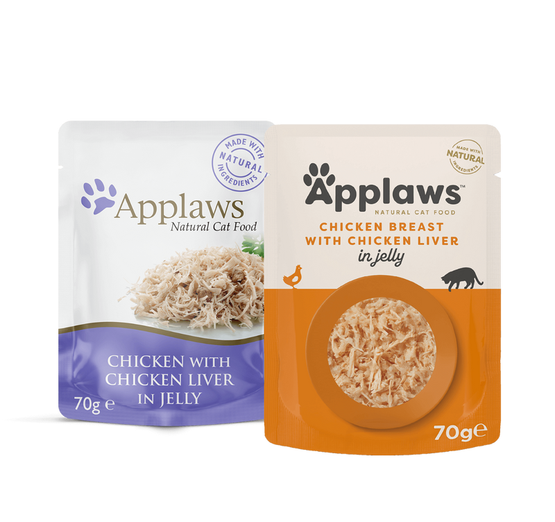 Applaws Chicken with Liver in Jelly Adult Wet Cat Food 70g Pouch