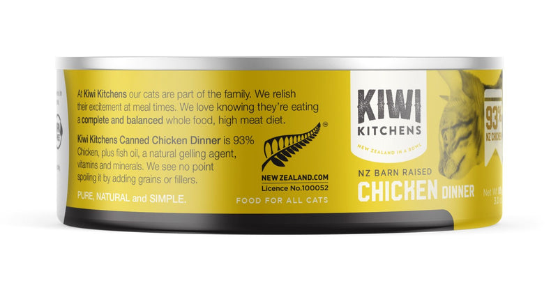 Kiwi Kitchens Barn Raised Chicken Dinner Canned Wet Cat Food