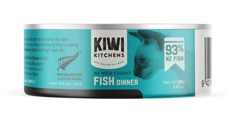 Kiwi Kitchens Wild Caught Fish Dinner Canned Wet Cat Food
