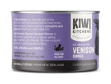 Kiwi Kitchens Grass Fed Venison Dinner Canned Wet Cat Food