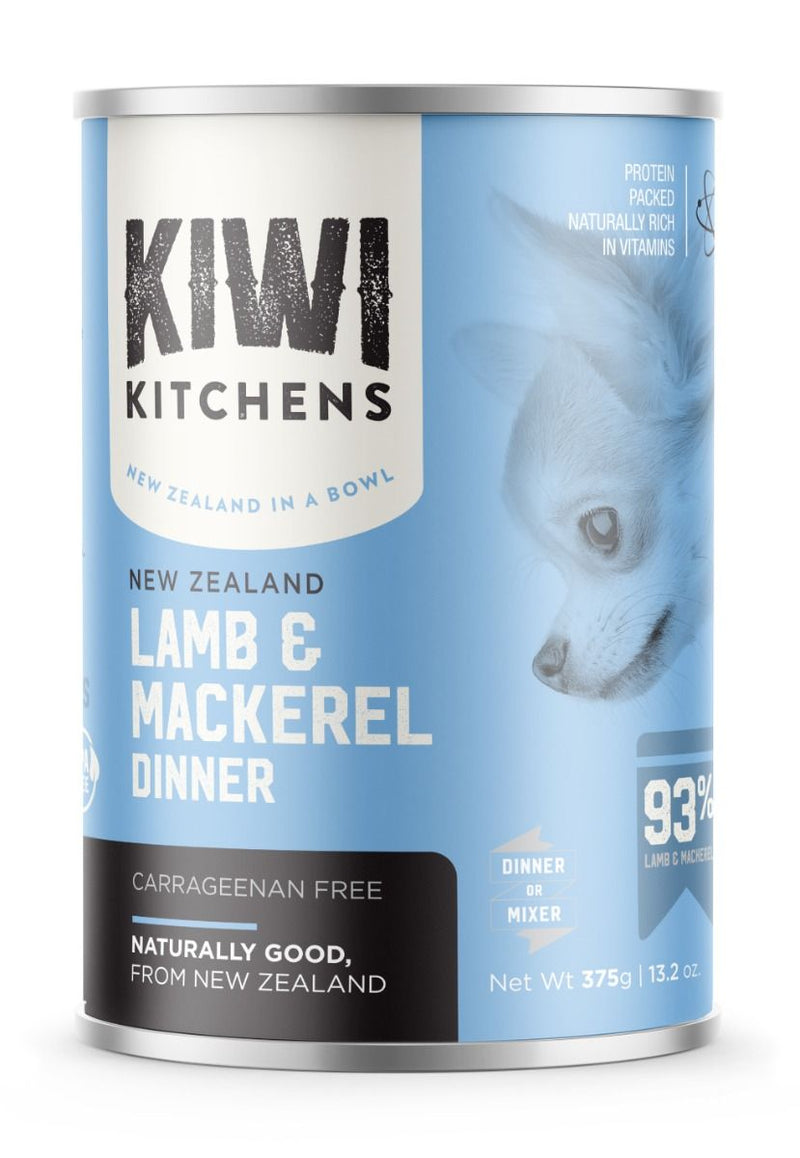 Kiwi Kitchens Mackerel & Lamb Dinner Canned Wet Dog Food