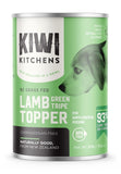 Kiwi Kitchens Grass Fed Lamb Green Tripe Topper for Supplemental Feeding Canned Wet Dog Food