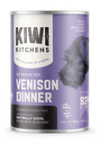 Kiwi Kitchens Grass Fed Venison Dinner Canned Wet Dog Food