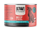 Kiwi Kitchens Grass Fed Beef & Mussel Dinner Canned Wet Puppy Food