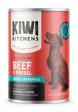 Kiwi Kitchens Grass Fed Beef & Mussel Dinner Canned Wet Puppy Food