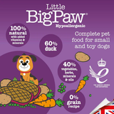 Little BigPaw Tender Duck & Vegetable Dinner Wet Dog Food 150g