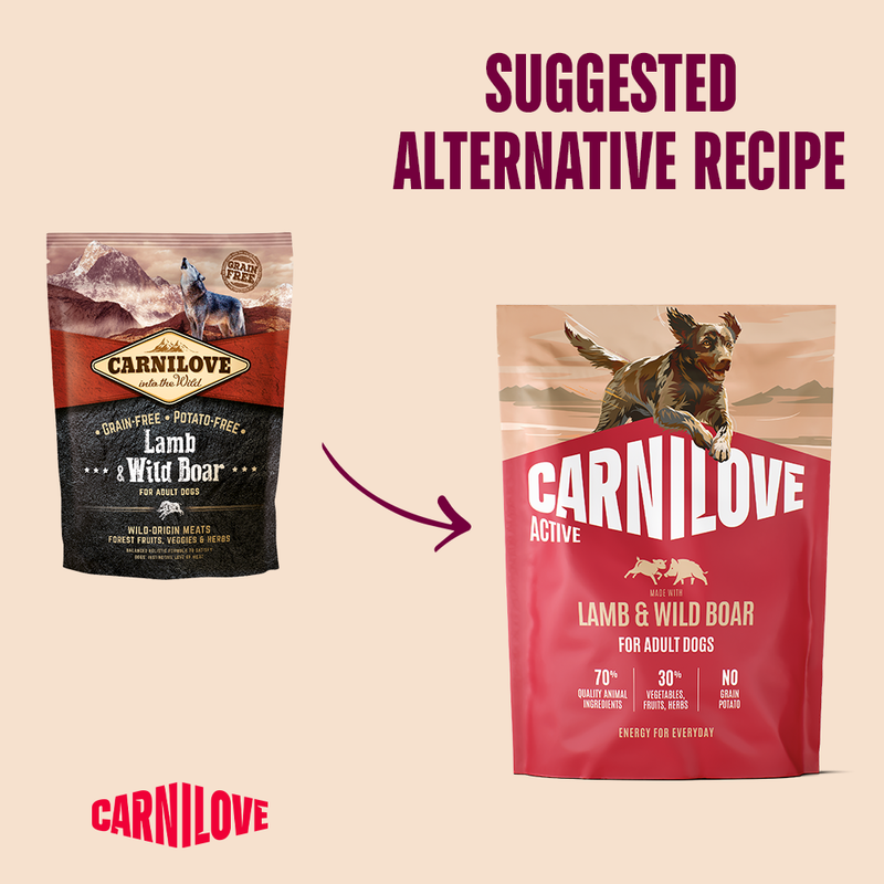 Carnilove Lamb & Wild Boar For Adult Dogs