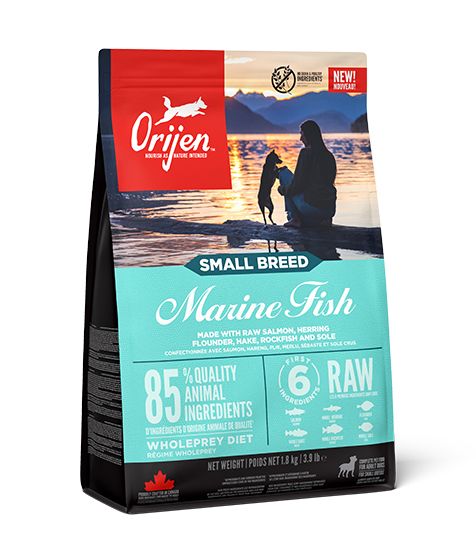 Orijen Marine Fish Small Breed Dry Dog Food 1.8kg – Dubai Animal Mart