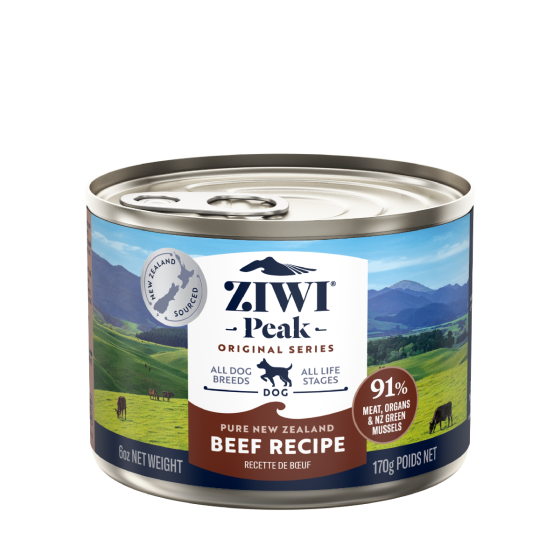 ZiwiPeak Beef Recipe Canned Dog Food 170g